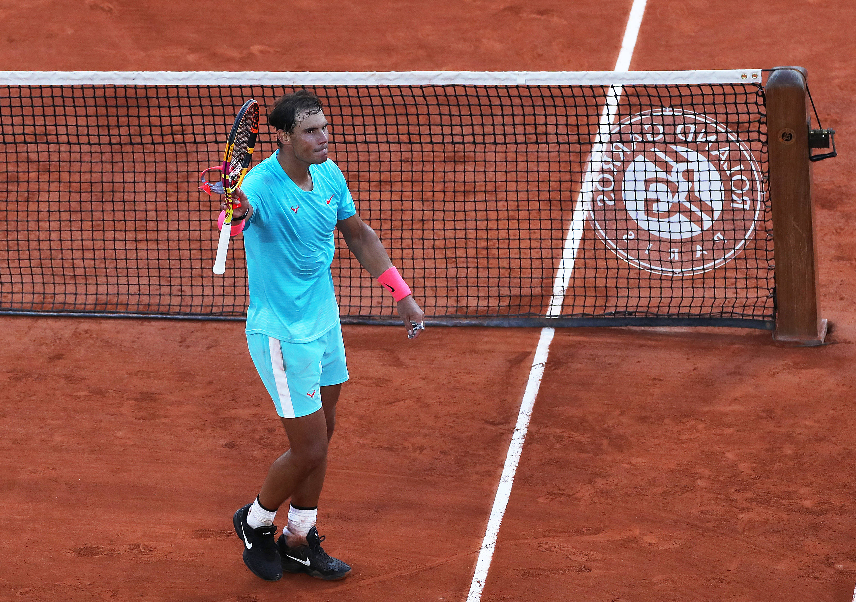 包含法国网球队力克西班牙网球队，纳达尔高光表现的词条